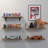 Floating Shelves Set Of 5, Solid Wood Wall Mounted Shelves For Home Decor, Storage And Organization, Easy To Install Floating Book Shelf For Living Room, Bedroom, Bathroom And Kitchen-1075896411