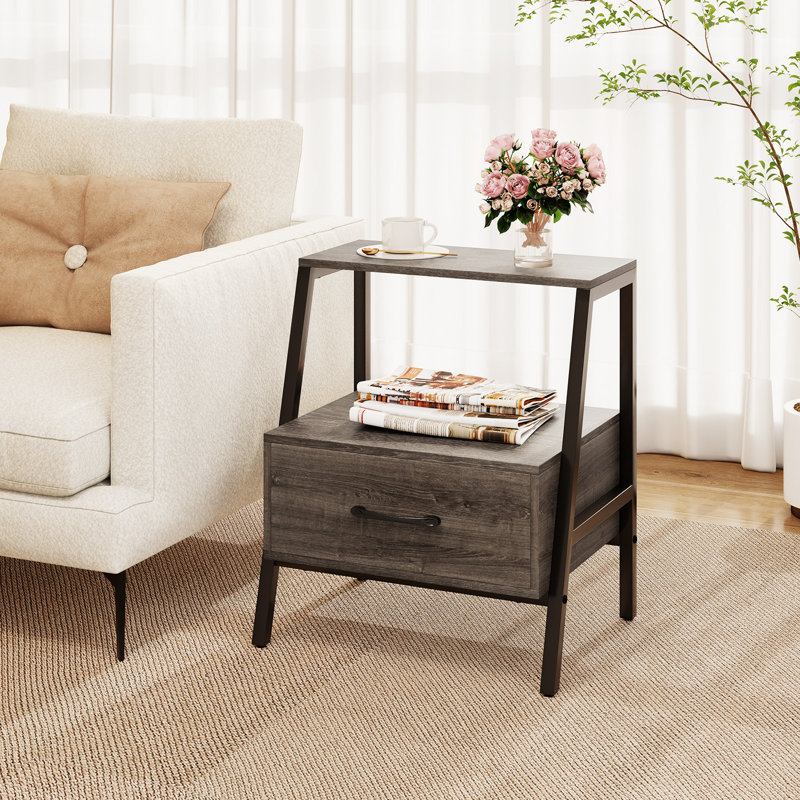 45cm W Particle Board Bedside Table