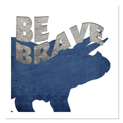 «Rolled Be Brave», impression sur papier