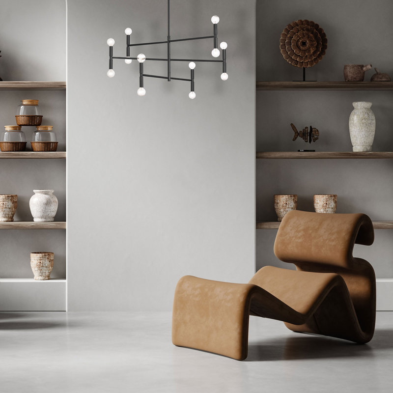 Mansi 12 - Light Dimmable Sputnik Chandelier