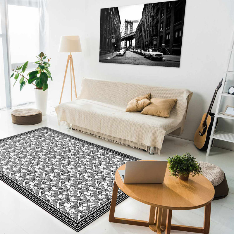 Antranigian Geometric Indoor Doormat, 136 x 203 cm