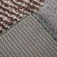 Tapis géométrique gris / noir / brun Aiman-367926655