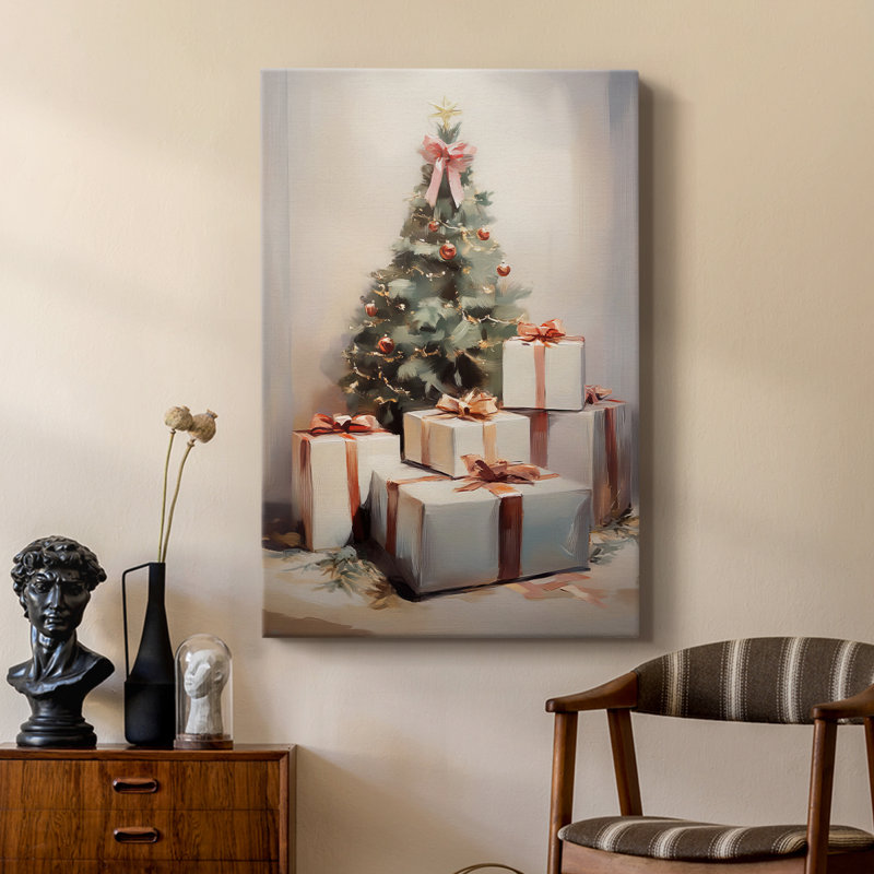 Art des Fêtes de Noël - série 2-XV - galerie Cavas sur mesure, H 18 po x l 12 po