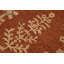 Tapis brun rouille / beige en laine noué à la main 8 pi 5 po x 11 pi 4 po Bacil