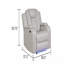 Fauteuil inclinable électrique Ice