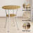 37.98" H  3-Piece Round Wooden Top Bistro Dining Set-1859065841-1858169910