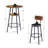 3-Piece Counter Height Round Bar Table Set-132131268-132131269