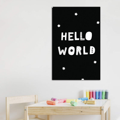 «Hello World», reproduction d'art textuel