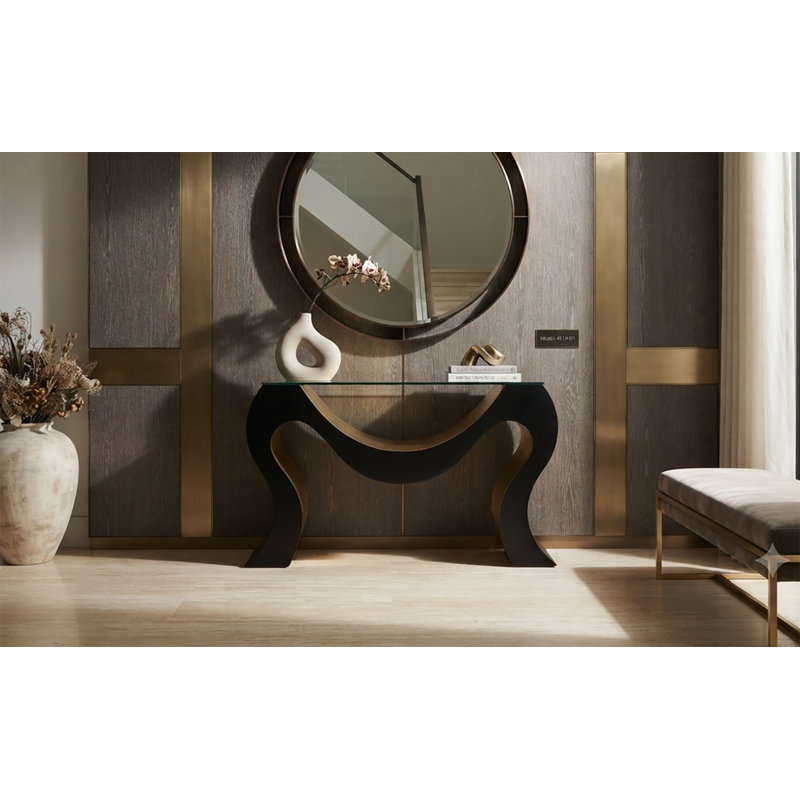 48'' W Glass Console Table