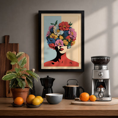 Blooming Crown Botanical - Framed Print
