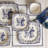 Porcelain China Dinnerware Set 24 Piece - Service for 6