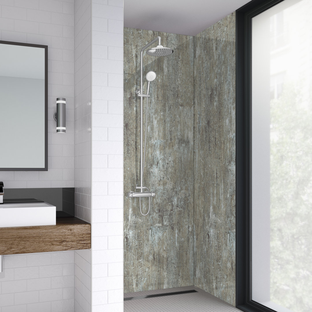 120mm W x 242mm H Decorative Wall Panel with Glass