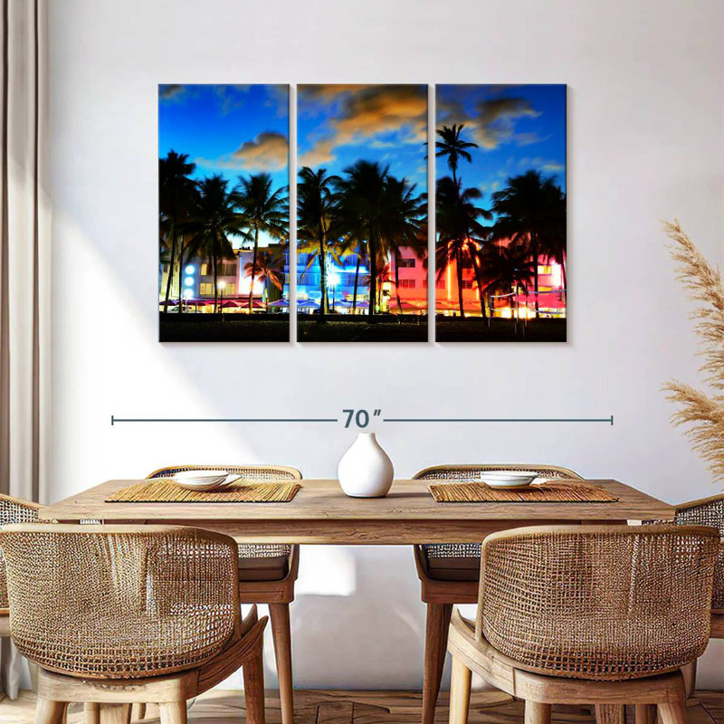 Sebbie Ocean Drive Florida, 36" H x 57" W