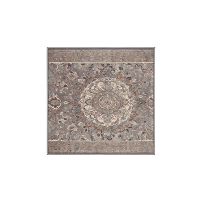 Machine Washable Gray Area Rug