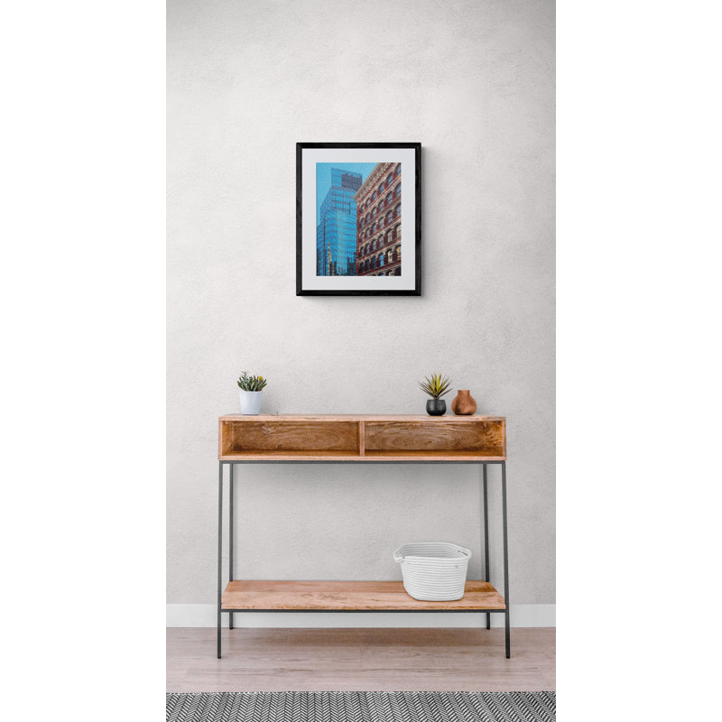 Astor Place Print by Marilyn Henrion, Black Framed Paper, 21.25" H x 17.25" W