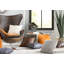 Coussin décoratif en similicuir-33349437-33349440