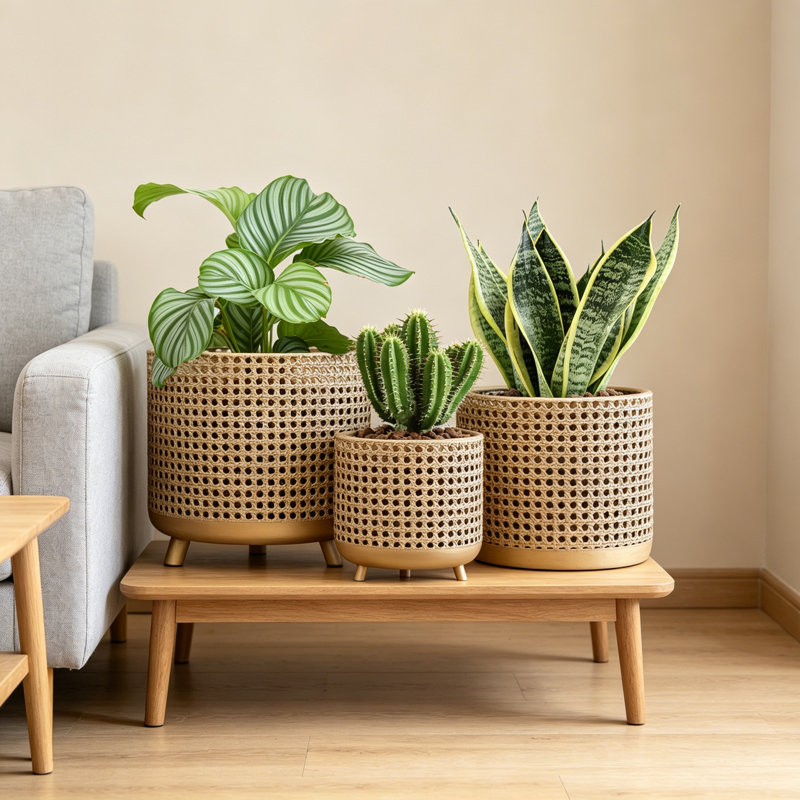 Metal Pot Planter