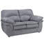 Ensemble de canapé et causeuse en tissu Beedle, gris-122099403