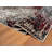 Vladya Black/Red Abstract Area Rug-713336563