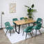 Asfand 160Cm Oak Veneer Dining Table
