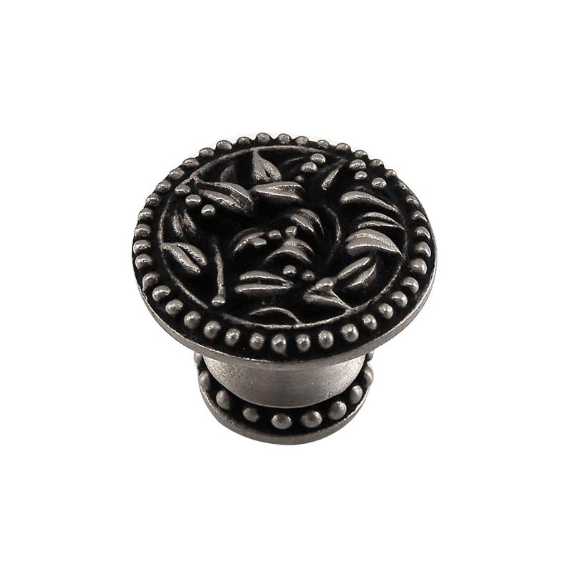 San Michele Mushroom Knob, Antique Nickel, Small