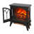 24" 3D Flame Electric Infrared Quartz Fireplace Stove with Remote