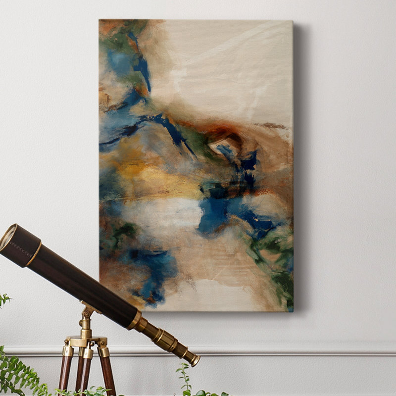 Merge I - Wrapped Canvas Print, 12" H x 8" W x 1" D