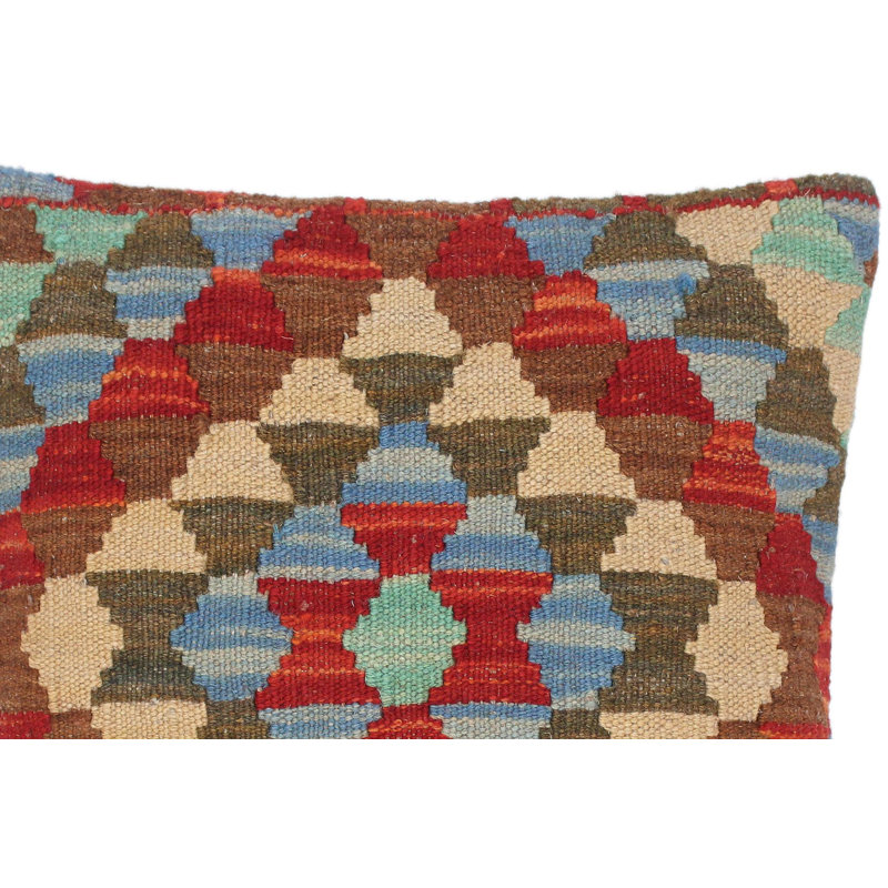 Housse et insert de coussin en laine tissé à la main
