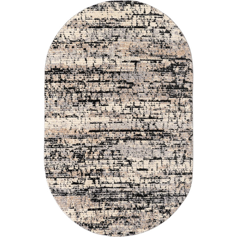 Tucson Abstract Indoor Rug, Oval 5' x 8'
