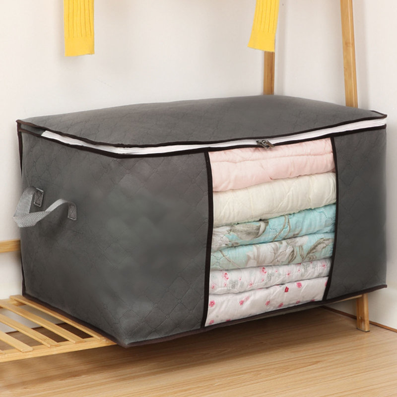 17 Stories Fabric Storage Bag, Grey