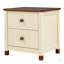 Ensemble de chambre à coucher avec lit plateforme double avec table de chevet et commode de rangement-88097116-88097114