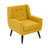 Jaqueze Upholstered Polyester Tufted Square Arm Accent chair-1087281860