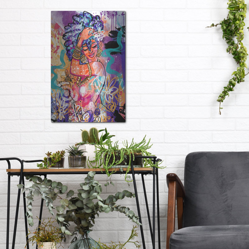 «Gold Flowers» par Justin Copeland, H 16 po x l 12 po