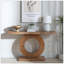 Console 53,2 po moderne minimaliste en bois