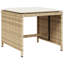 Ensemble de 16 chaises de patio Vidaxl Beige, noir, blanc crème