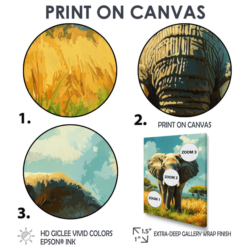 Inman - Animals Wall Art Prints, H 20 po x l 12 po, Reproduction encadrée sans passe-partout, Doré