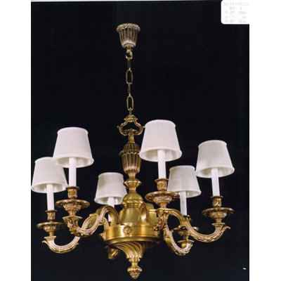 Cowie 6 - Light Shaded Chandelier