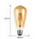 ST64 Dimmable LED E27 Screw Bulb 8W