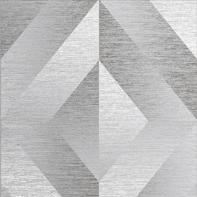 Geometric Metallic Wallpaper Double Roll