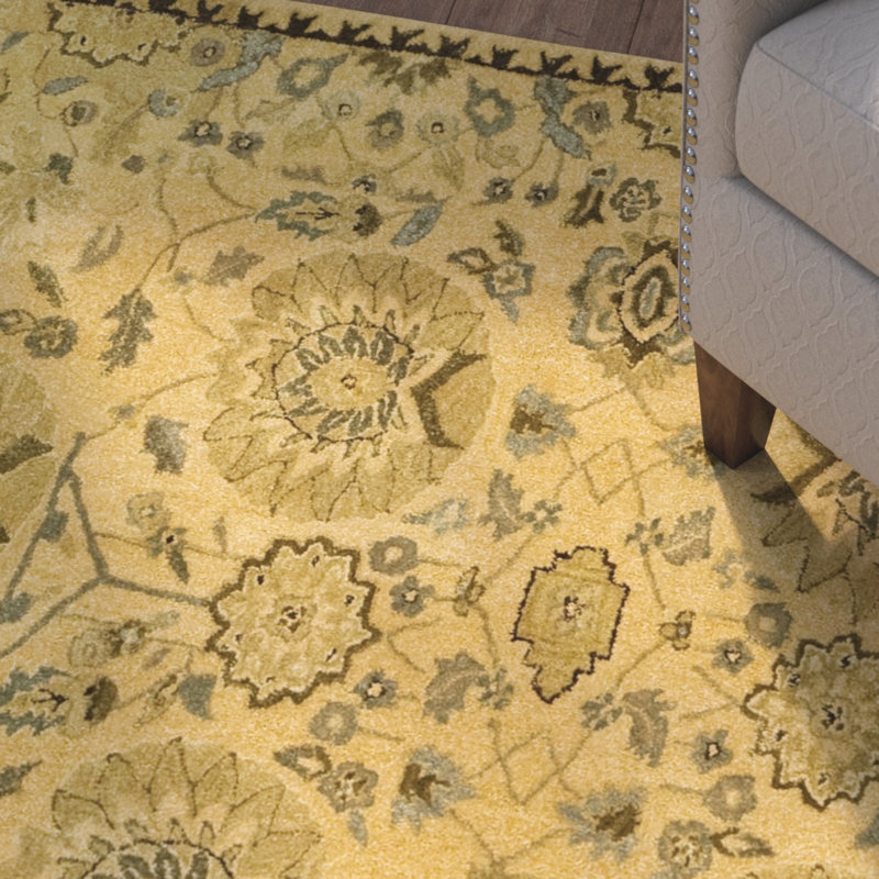 Ladd Wool Pile Oriental Rug, Rectangle 5'6" x 8'6"