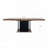 Extendable Rectangle Dining Table with Aged Wood Effect-944309853