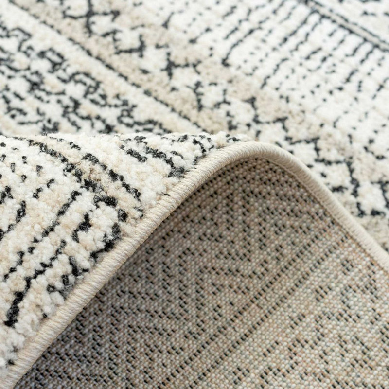 Gorgas Striped Shag Area Rug, Runner 60 x 240cm