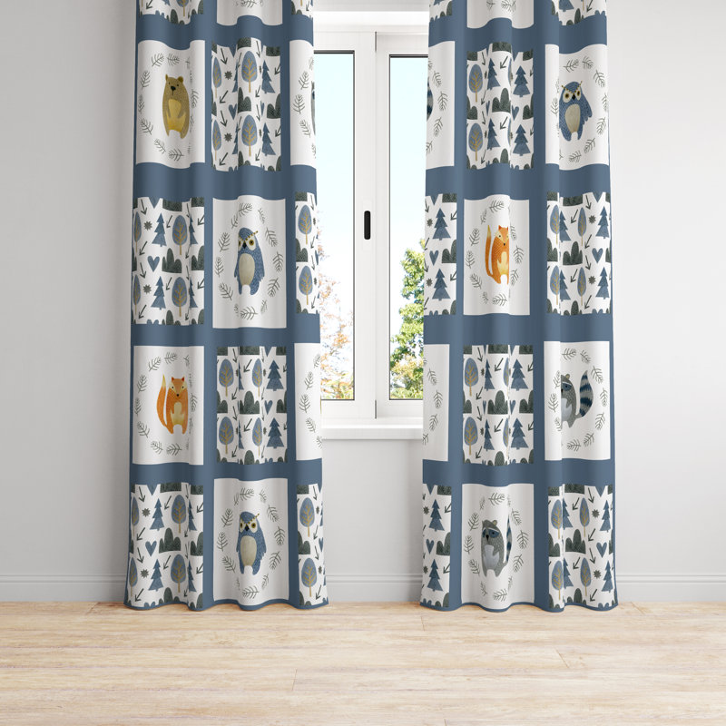 Semi Sheer Curtain, 40" W x 82" L