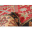 Tapis rouge en laine New Age de conception unique Mona de 4 pi 0 po x 5 pi 9 po Mona