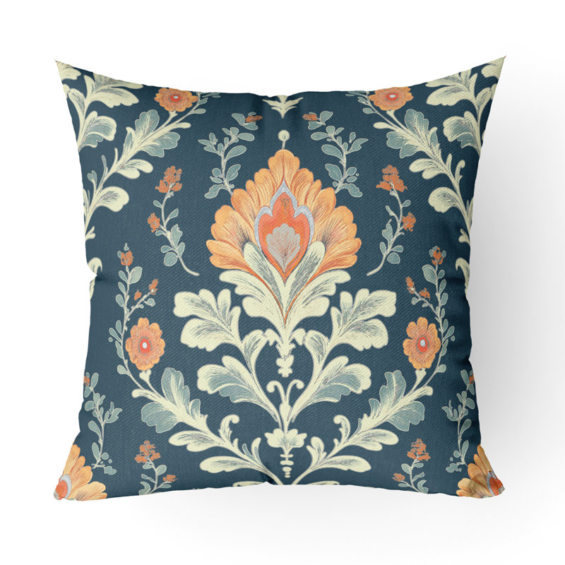 Gulrang Indoor/Outdoor 20x20, Square 20", Cream/Blue