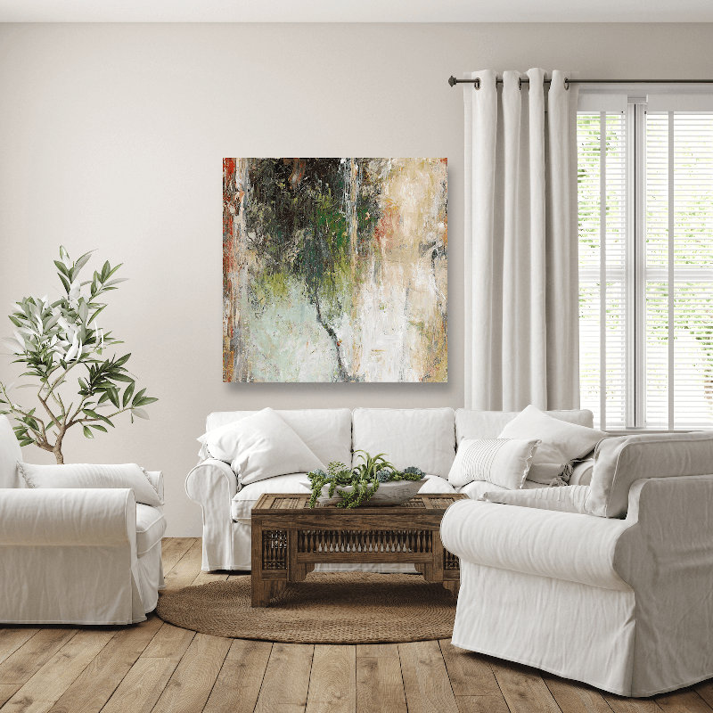 Abstract Tree By John Beard - Gallery Wrapped Canvas Print Print by John Beard, 40" H x 40" W x 1.5" D, Unframed Canvas