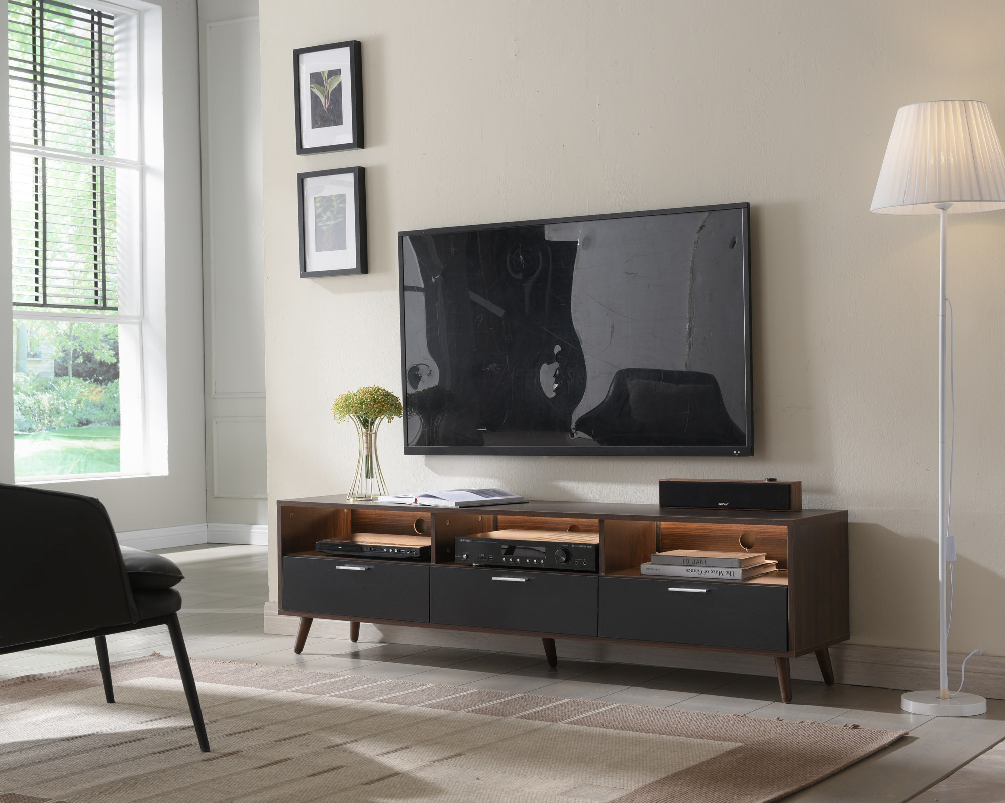 Wrought Studio LED TV Stand Wayfair