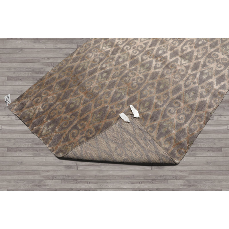 Mitsuyoshi One-of-a-Kind Rectangle 4'1'' X 6'1'' Wool Area Rug in