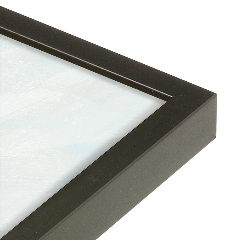 Verdant Rolling Waves I Print, Encadrement ouvert, noir satiné, H 21,5 po x l 21,5 po