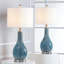Lampe de table en métal et verre 25,25 po H-777571852